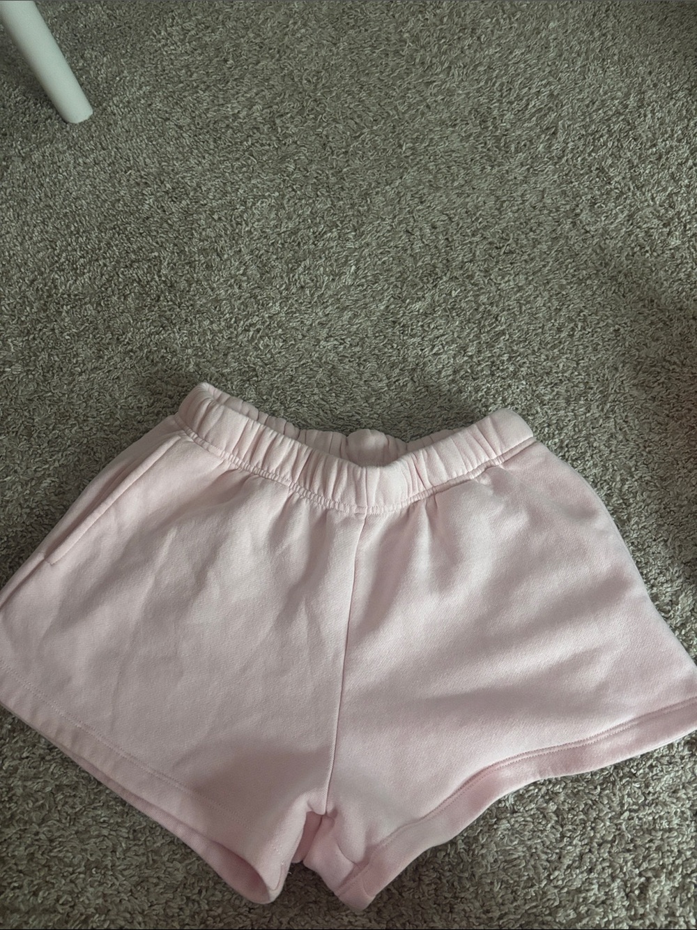 Women's Athletic Soft Pink Elastic Waist Shorts from Starfit